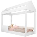 Ver imagem 3 de Cama Infantil Casa Montessoriana Crystal Branco