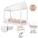 Ver imagem 4 de Cama Infantil Casa Montessoriana Crystal Branco
