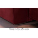 Ver imagem 3 de Sofá Retrátil E Reclinável Atenas 2,30m 4 Lugares Bordô