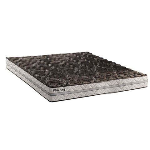 Colchão Queen Espuma D33 Pasquale Plus Euro Pillow Black (158x198x20) - Paropas