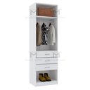 Ver imagem 3 de MÓDULO CLOSET COM GAVETEIRO E PRATELEIRAS M429.B (CLOSET LOJA) MUNDI MOVEIS
