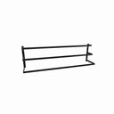 Ver imagem 5 de Toalheiro Triplo Parede 60cm Preto - Big House Shop
