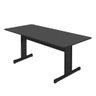 Mesa para Escritório 2000 Retan Preto Onix - 1