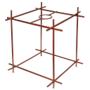Ver imagem 1 de Cupula de Aramado Dado Cobre para Pendentes e Abajures