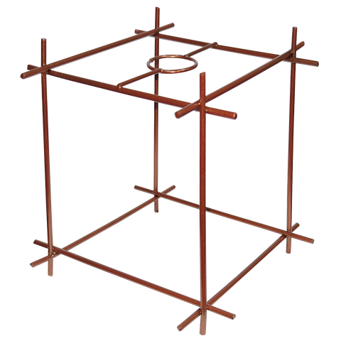 Cupula de Aramado Dado Cobre para Pendentes e Abajures