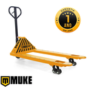 Ver imagem 3 de Paleteira Manual Transpallet Hidráulica 3000kg 03 Ton Roda Dupla 685x1220 Muke Tools