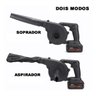 Soprador Aspirador Potente sem Fio Bateria Recarregavel Folhas Sujeira Limpeza Jardim Quintal Compre - 4