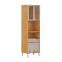 Ver imagem 4 de Paneleiro 70cm Plena 4 Portas e 1 Gaveta Cinamon Touch Nude Prime Tx Demóbile