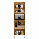 Ver imagem 3 de Paneleiro 70cm Plena 4 Portas e 1 Gaveta Cinamon Touch Nude Prime Tx Demóbile