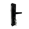 Fechadura Giro para Porta de Aluminio Preto Fosco Moderno Bfd - 7