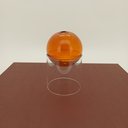 Ver imagem 4 de Vaso Decorativo Enfeite Esfera com Suporte Vidro 13x13 Âmbar