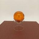 Ver imagem 5 de Vaso Decorativo de Vidro Âmbar 13x13x13cm Enfeite Sala Mesa Estante Aparador