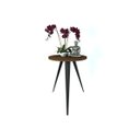 Ver imagem 5 de Mesinha Lateral Sala Quarto de Canto Redonda P.m Fs