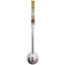 Ver imagem 3 de Bomba Chimarrão Rosca Aço Inox 304 Ouro 18k Pingente Desenho Nossa Senhora Aparecida Azul