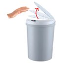 Ver imagem 1 de Lixeira Automática com Sensor 12l - Praticidade e Higiene Cor:cinza Claro