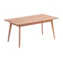 Ver imagem 1 de Mesa de Jantar Retangular 160cm x 75cm Ecograndis Vertice Marrom
