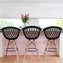 Ver imagem 2 de Kit 2 Banquetas Web Empório Tiffany Preto