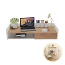 Ver imagem 2 de Escrivaninha Home Office Notebook Mesa Apoio Moderna Gaveta Byhouse