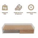 Ver imagem 6 de Escrivaninha Home Office Notebook Mesa Apoio Moderna Gaveta Byhouse