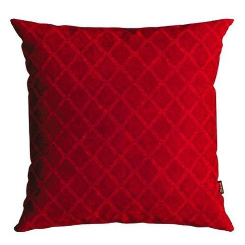 Capa de Almofada Toque Aveludado - Vermelho