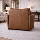 Ver imagem 3 de Poltrona Cama Mônica Corino Modena Decorativa Confortável Moderna Sala Quarto Recepção