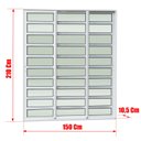 Ver imagem 4 de Porta Correr c/Trav.3F.Móv.1/3 210x150 Elite c/Fecho Autom V.Lis.Branco Brimak