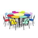 Ver imagem 1 de Conjunto Escolar Oitavado Margarida Juvenil Colorido