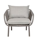 Ver imagem 6 de Kit com 1 Sofa e 2 Poltronas Noronha em Polipropileno Estofado Resistente a Água Base em Aço Pintado