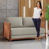 Sofá Cama 2 Lugares M09 Mais Decor Cobre/linho Bege - 8