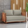 Sofá Cama 2 Lugares M09 Mais Decor Cobre/linho Bege - 1