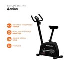 Ver imagem 4 de Bicicleta Ergométrica Vertical Athletic Action Magnética 8 Níveis 140kg Suportados Silenciosa e