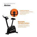 Ver imagem 3 de Bicicleta Ergométrica Vertical Athletic Action Magnética 8 Níveis 140kg Suportados Silenciosa e