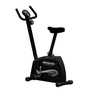 Bicicleta Ergométrica Vertical Athletic Action Magnética 8 Níveis 140kg Suportados Silenciosa e