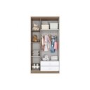 Ver imagem 4 de Quarto Infantil Completo Bala de Menta 2 Peças (1 Guarda Roupa + 1 Berço) Qi94 Branco - Henn