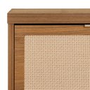 Ver imagem 4 de Sapateira Kaki 4 Portas 105 cm X 35 cm Louro Freijó - Telinha Rattan