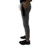 CALÇA GANGSTER MOLETOM JOGGING FLANELADO MASCULINO - GG - MESCLA CINZA-MARINHO - 3