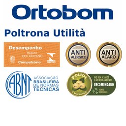 Poltrona Ortobom Utilità Preto 66x60x82 - 5