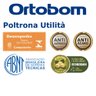 Poltrona Ortobom Utilità Preto 66x60x82 - 5