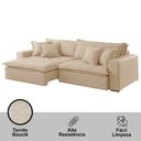 Ver imagem 3 de Sofá Zen Linho 02 Módulos 80 Cm B25 Meu Sofá Online