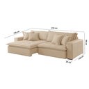 Ver imagem 5 de Sofá Zen Linho 02 Módulos 80 Cm B25 Meu Sofá Online