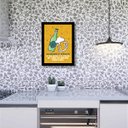 Ver imagem 2 de Quadro Um Brinde a Cerveja 33x24cm - com vidro:Madeira branca