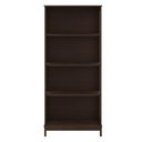 Ver imagem 5 de Cristaleira Porta de Vidro 80cm 1 Gaveta Madeira Maciça Vitalis Café F07 - Mpozenato