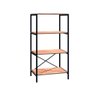 Estante 4 Prateleiras Industrial Padova Preto Demolição - 1