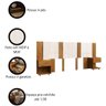 Cabeceira Sleep Movelove para Cama Casal/queen/king com 2 Criados Cinamomo/off White - 4