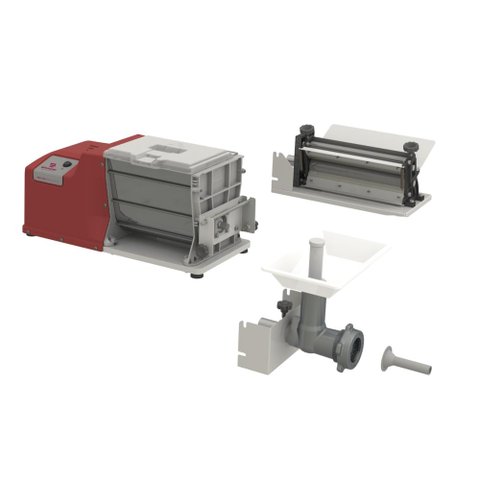 Amassadeira Semi Rápida Braesi 3kg com Extrusora e Moedor 127v Aeli-310