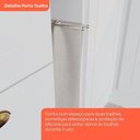 Ver imagem 3 de Bancada Ilha Gourmet Amy 2 Portas 2 Gavetas MDF 145,5cm Branco e Calçado Casa 812