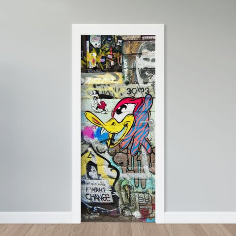 Adesivo de Porta - Graffiti 1