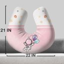 Ver imagem 6 de Almofada de Amamentação Travesseiro Astronauta Rosa Menina