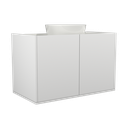 Ver imagem 1 de Gabinete Suspenso para Banheiro Davi 80cm