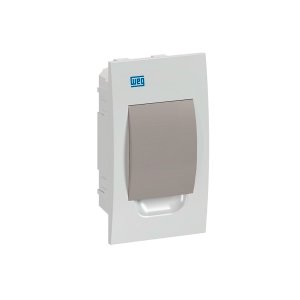 Quadro Distribuição Centrinho Embutir Weg 4 6 8 12 18 24 36 Disjuntores Din Porta Fume Qdw02 4 Disju